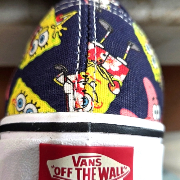Vans X SpongeBob SquarePants ComfyCush Limited Ed. Unisex Size 6.5 / 8.0 Women - Picture 9 of 12
